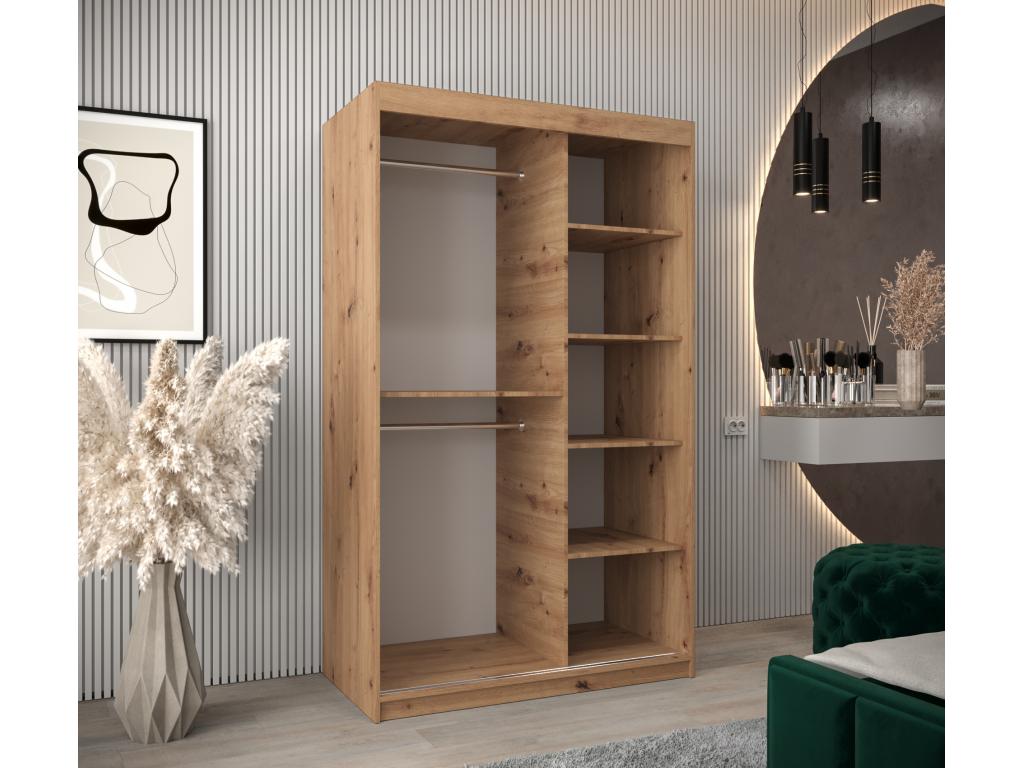 Armadio nero, 120 x 62 x 200 cm