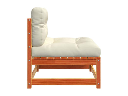 Divano in legno di pino marrone