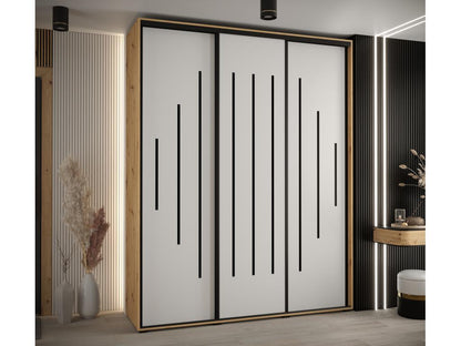 Armadio nero, 190 x 45 x 235,2 cm