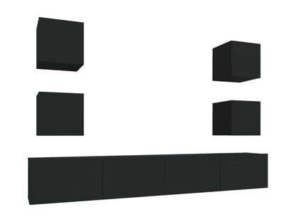 Mobili per la casa in legno ingegnerizzato nero