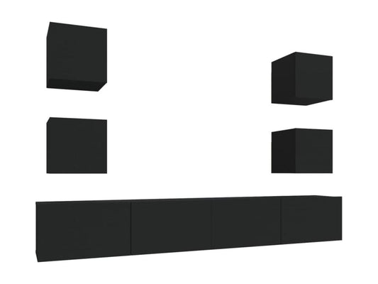 Mobili per la casa in legno ingegnerizzato nero