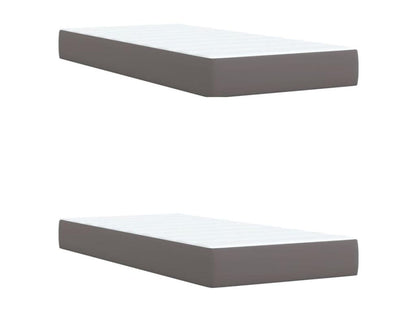 Materasso in similpelle grigia, 200 x 200 cm