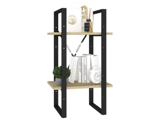 Libreria in legno di rovere naturale, 40 x 30 x 70 cm