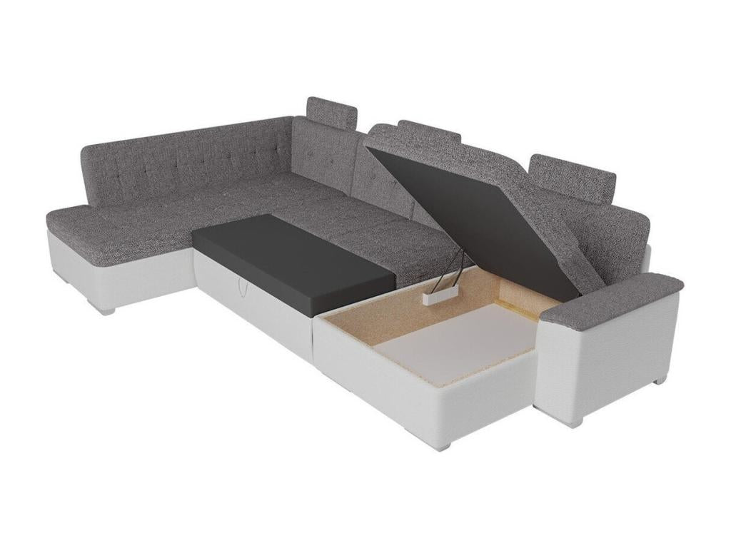 Divano blu, 350 x 205 x 101 cm