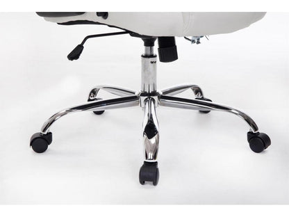 Sedia in similpelle bianca