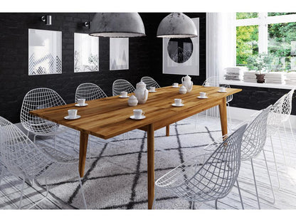 Tavolo in legno di rovere naturale, 90 x 130 cm