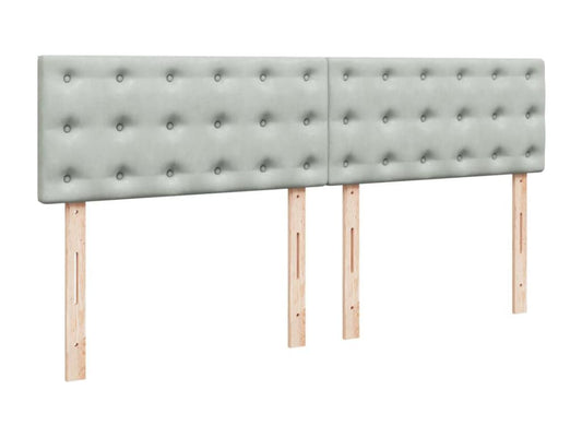 Materasso in velluto grigio, 180 x 200 cm