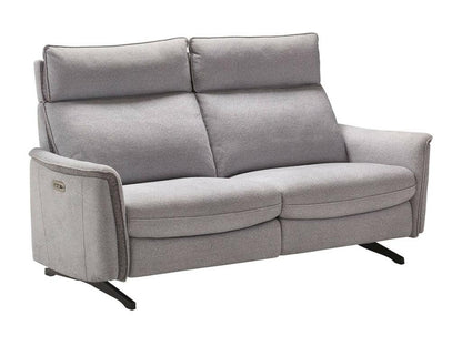 Divano in tessuto grigio