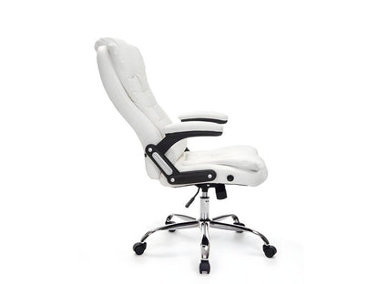 Sedia in similpelle bianca