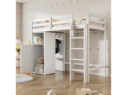 Letto in legno di pino bianco, 90 x 200 cm