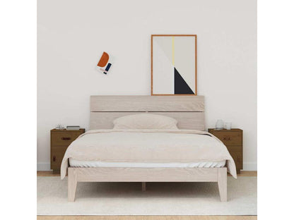 Mobili per la casa in legno di pino marrone, 40 x 34 x 55 cm