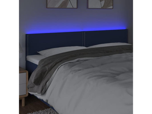 Letto in tessuto blu, 180 x 5 x 78 cm