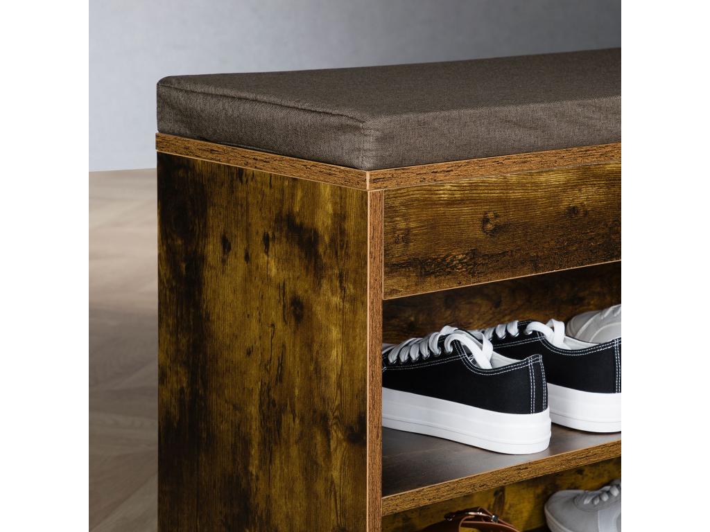 Panca marrone, 104 x 48 x 30 cm