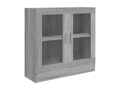 Armadio in legno ingegnerizzato grigio, 82,5 x 30,5 x 80 cm