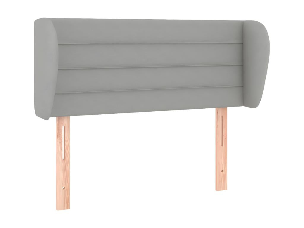 Letto in tessuto grigio, 83 x 23 x 78 cm