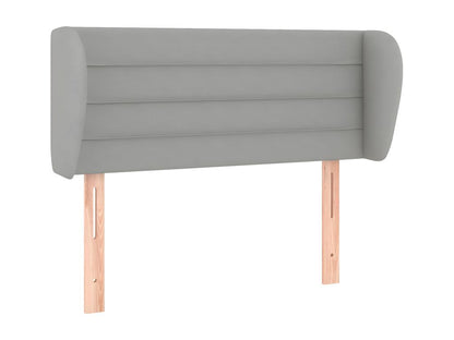 Letto in tessuto grigio, 83 x 23 x 78 cm