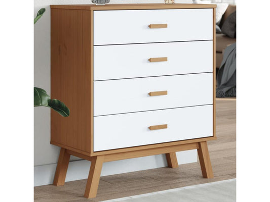 Armadio in legno di pino bianco