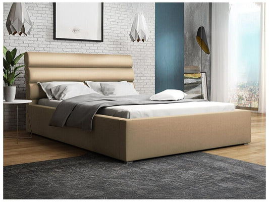 Letto marrone, 160 x 223 x 100 cm