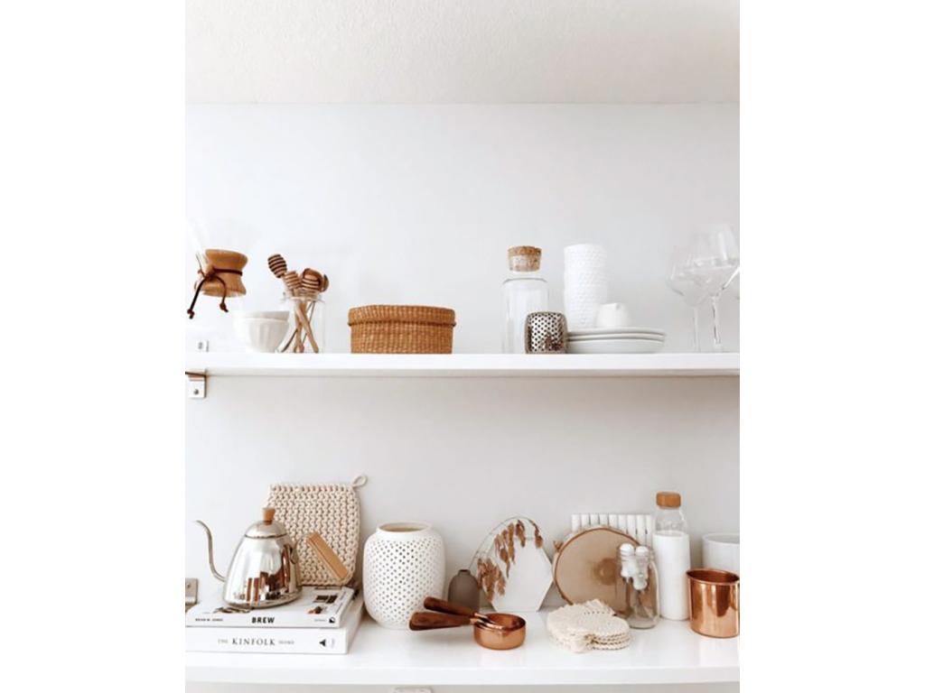 Mobili per la casa in legno di pino bianco, 160 x 3,2 cm