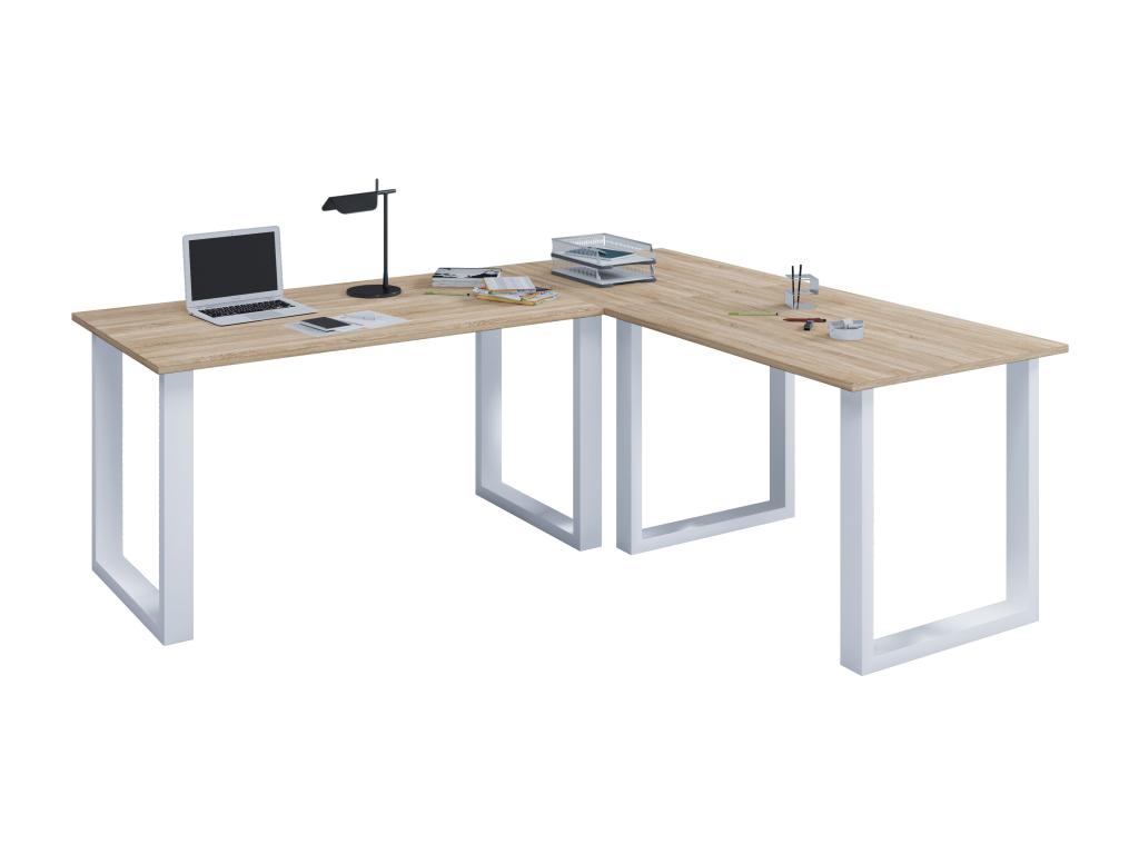 Tavolo in legno di quercia marrone