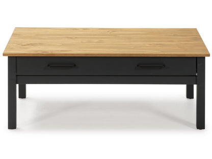 Tavolino da caffè in legno di pino blu