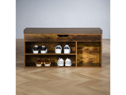 Panca marrone, 104 x 48 x 30 cm