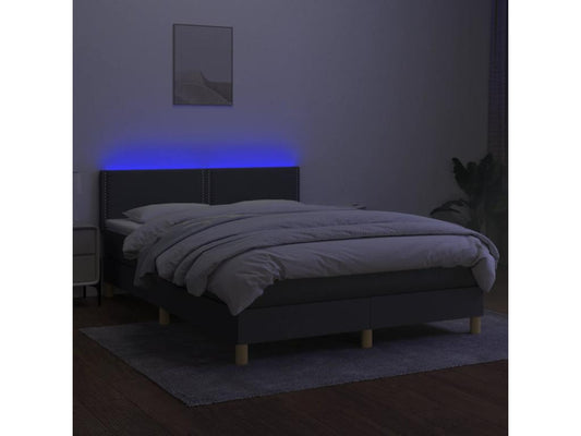 Materasso in tessuto grigio, 140 x 200 cm