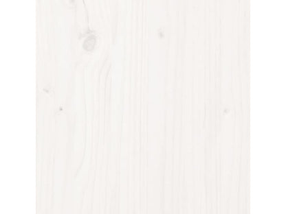 Credenza in legno massello bianco, 70 x 35 x 80 cm