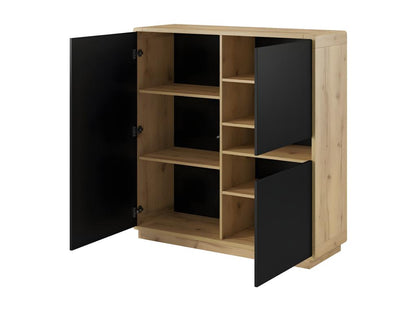 Credenza in legno di quercia marrone