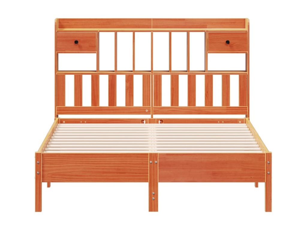 Materasso in legno di pino marrone, 140 x 190 cm