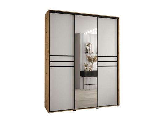 Armadio nero, 200 x 45 x 235,2 cm