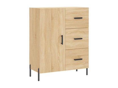 Credenza in legno ingegnerizzato marrone, 69,5 x 34 x 90 cm