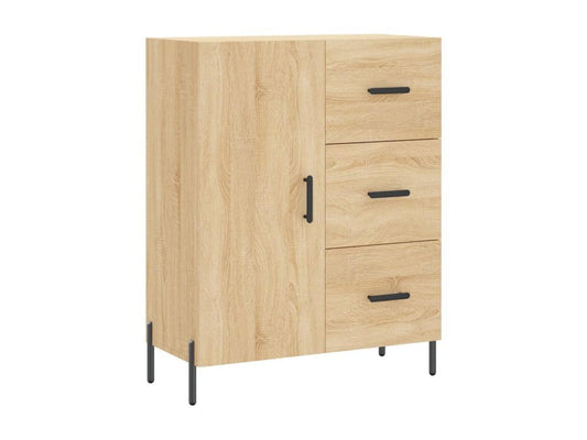 Credenza in legno ingegnerizzato marrone, 69,5 x 34 x 90 cm