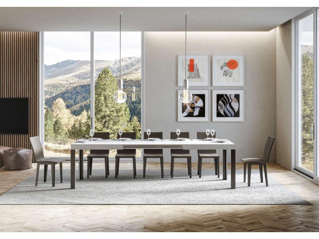 Tavolo bianco, 80 x 160 cm