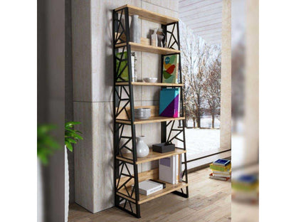 Libreria in metallo beige