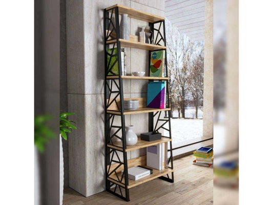 Libreria in metallo beige