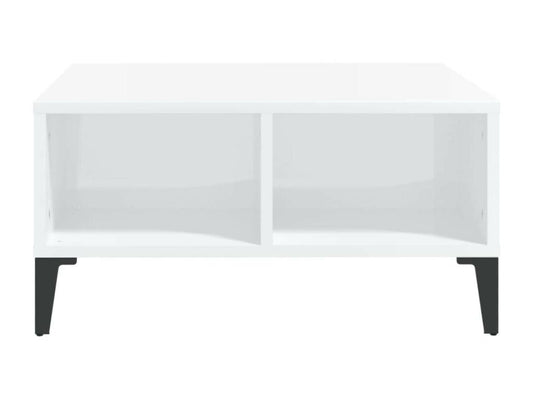 Tavolino da caffè bianco, 60 x 60 x 30 cm