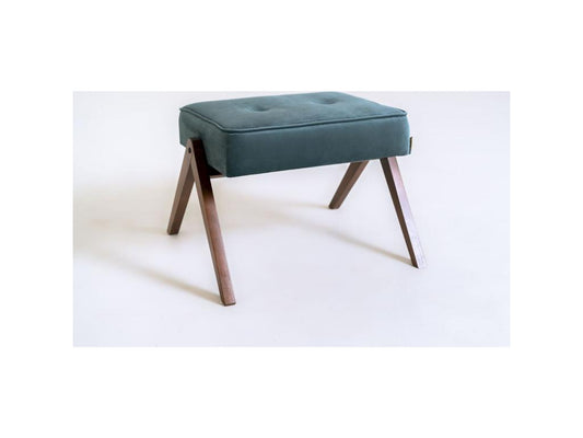 Pouf blu, 55 x 44 x 58 cm