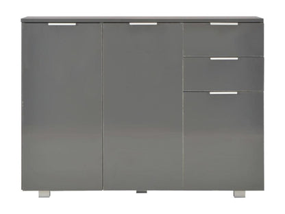 Credenza grigia, 107 x 35 x 80,5 cm
