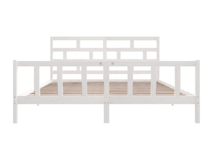 Struttura letto in legno di pino bianco, 180 x 200 cm