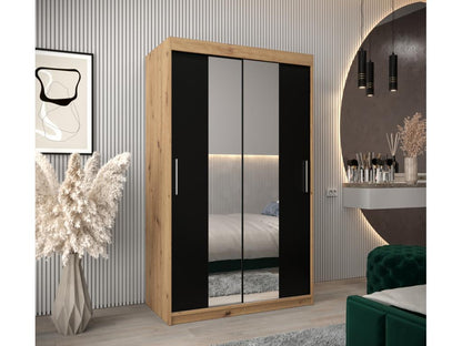 Armadio nero, 120 x 62 x 200 cm