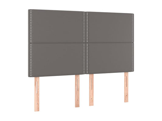 Materasso in similpelle grigia, 140 x 200 cm