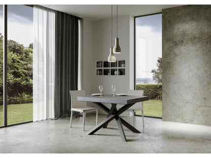 Tavolo grigio, 90 x 130 cm