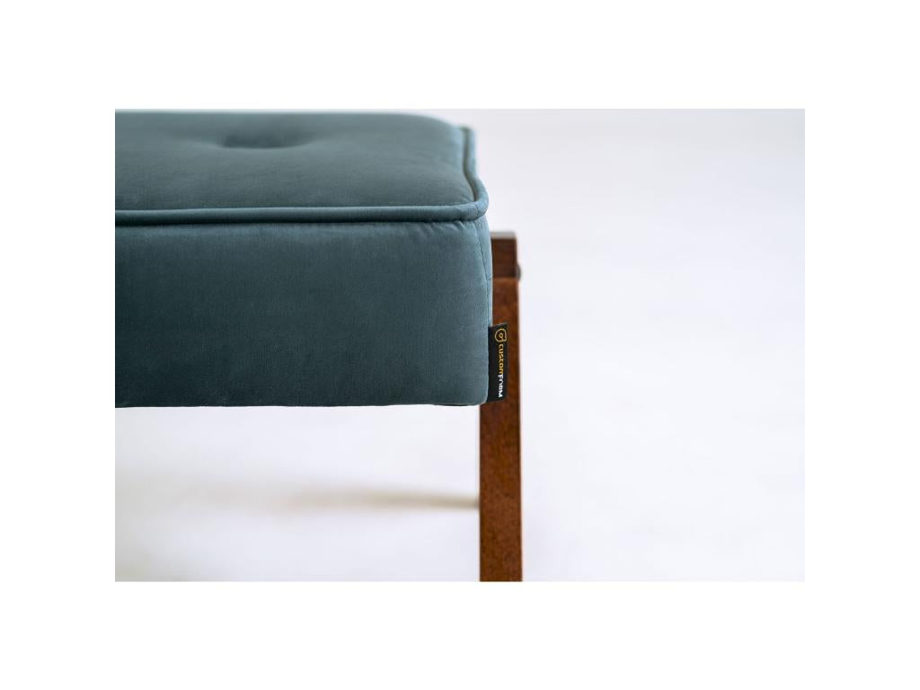 Pouf blu, 55 x 44 x 58 cm