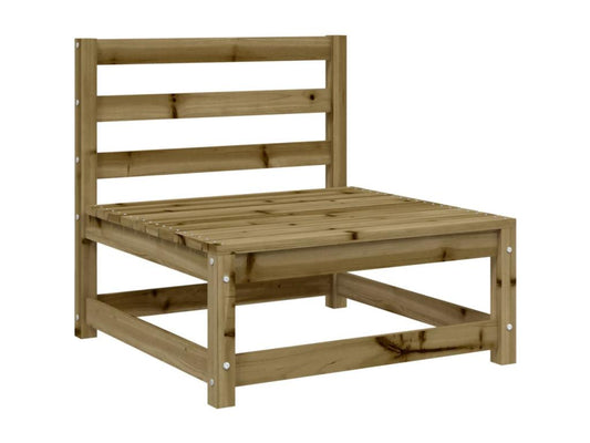 Set di mobili da esterno in legno di pino marrone