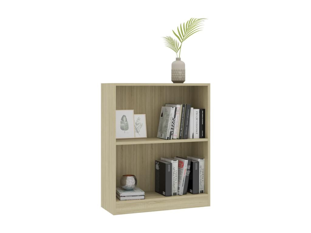 Libreria in legno ingegnerizzato marrone, 60 x 24 x 74,5 cm