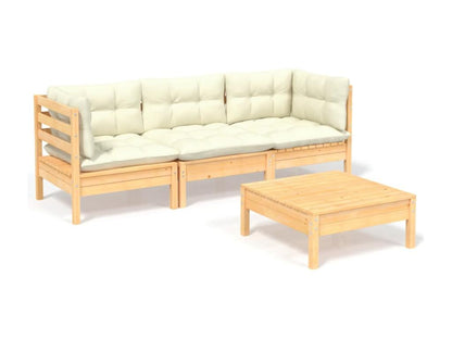 Set di mobili da esterno marroni, 63,5 x 63,5 x 62,5 cm