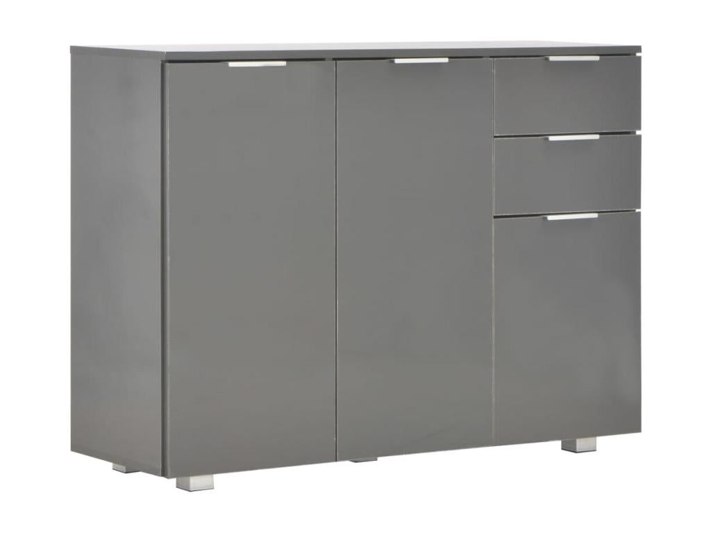 Credenza grigia, 107 x 35 x 80,5 cm