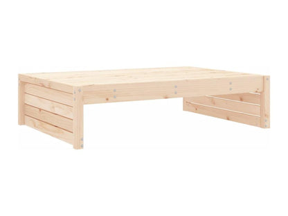 Set di mobili da esterno in legno massello naturale