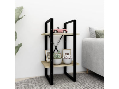 Libreria in legno di rovere naturale, 40 x 30 x 70 cm